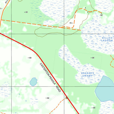 nswtopo 7122-4-N STRATHDOWNIE NORTH digital map