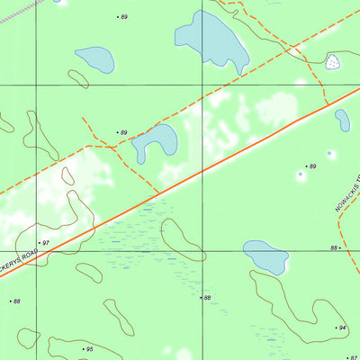 nswtopo 7123-3-S DERGHOLM SOUTH digital map
