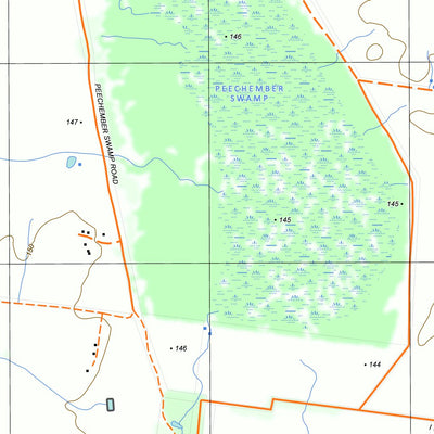 nswtopo 7125-1-S YANAC SOUTH digital map