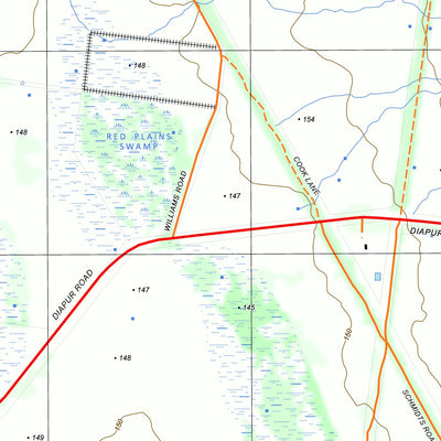 nswtopo 7125-2-N MIRAM NORTH digital map