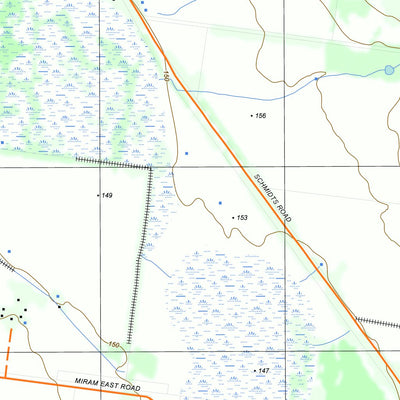 nswtopo 7125-2-N MIRAM NORTH digital map