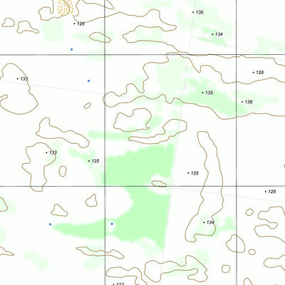 nswtopo 7125-4-S BALLAROOK SOUTH digital map