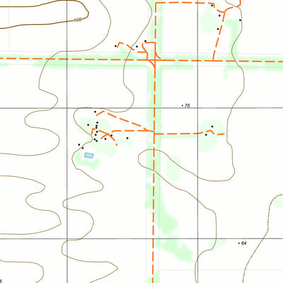 nswtopo 7127-4-S MULCRA SOUTH digital map