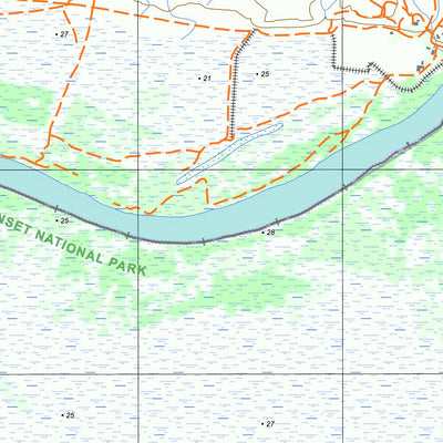 nswtopo 7129-4-N LINDSAY NORTH digital map