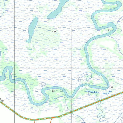 nswtopo 7129-4-S LINDSAY SOUTH digital map