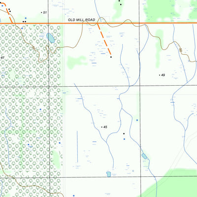 nswtopo 7221-1-S BESSIEBELLE SOUTH digital map