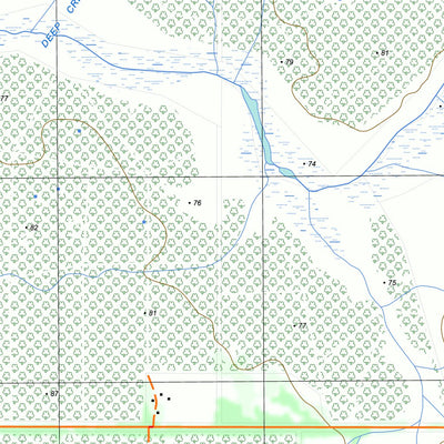 nswtopo 7222-3-S DIGBY SOUTH digital map