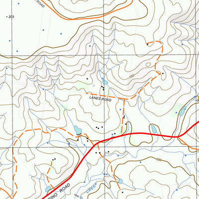 nswtopo 7222-4-S COLERAINE SOUTH digital map