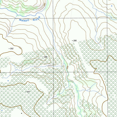 nswtopo 7223-3-S NAREEN SOUTH digital map