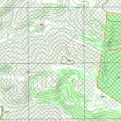 nswtopo 7223-3-S NAREEN SOUTH digital map