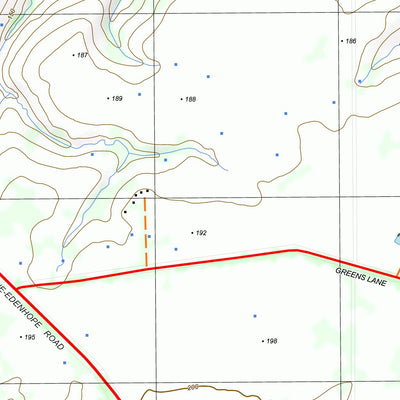 nswtopo 7223-4-S HARROW SOUTH digital map