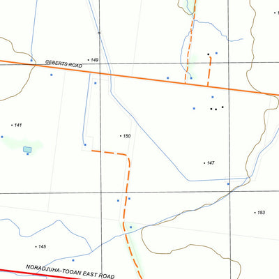 nswtopo 7224-2-N LOWAN NORTH digital map