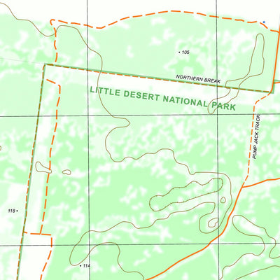 nswtopo 7225-2-S KIATA SOUTH digital map