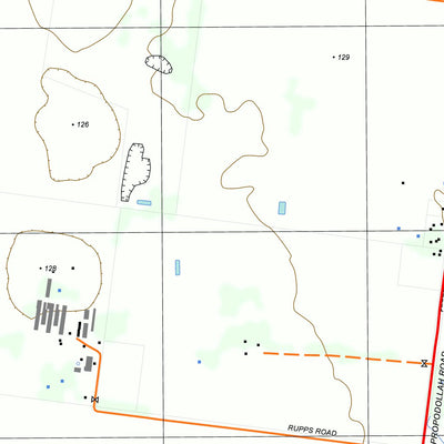 nswtopo 7225-3-N NHILL NORTH digital map