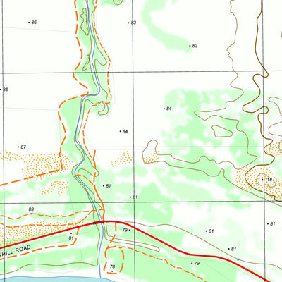 nswtopo 7226-2-S ALBACUTYA SOUTH digital map