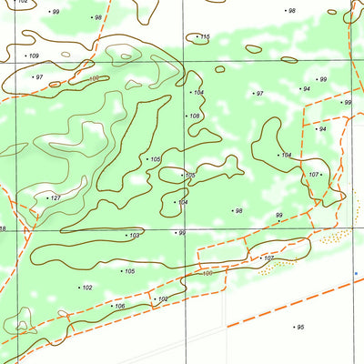 nswtopo 7226-2-S ALBACUTYA SOUTH digital map