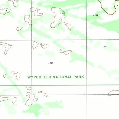 nswtopo 7226-3-S CHINAMAN FLAT SOUTH digital map