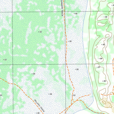 nswtopo 7227-2-S WENNGA SOUTH digital map