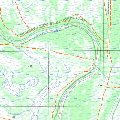 nswtopo 7229-1-S WENTWORTH SOUTH digital map