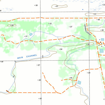 nswtopo 7229-2-N MERRINEE NORTH digital map