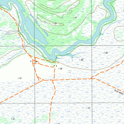 nswtopo 7229-4-S WALLPOLLA SOUTH digital map