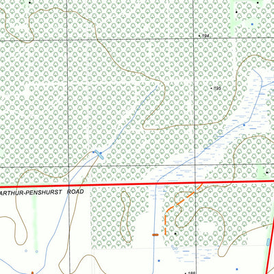 nswtopo 7322-3-S NAPIER SOUTH digital map