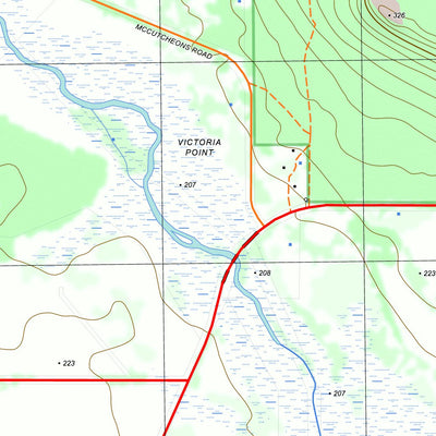 nswtopo 7322-4-N HAMILTON NORTH digital map