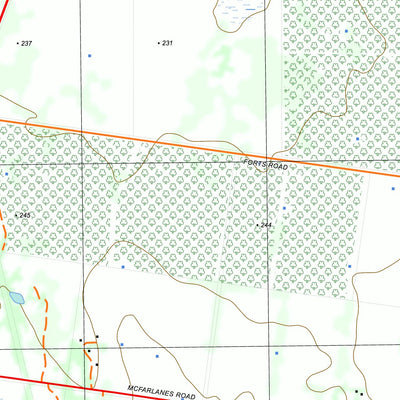 nswtopo 7322-4-S HAMILTON SOUTH digital map