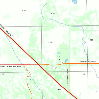 nswtopo 7324-2-N GREEN LAKE NORTH digital map