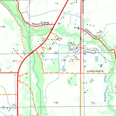 nswtopo 7324-3-N WONWONDAH NORTH digital map