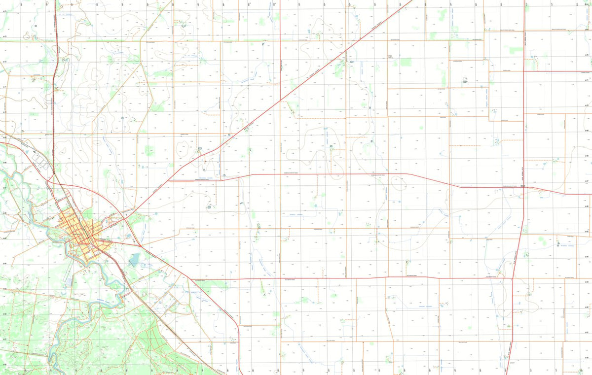 Dimboola Map 7325-3-S DIMBOOLA SOUTH Map by nswtopo | Avenza Maps