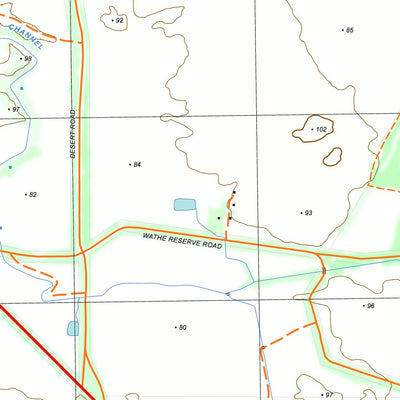 nswtopo 7326-1-N HOPETOUN NORTH digital map
