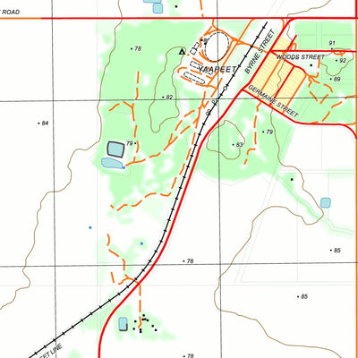 nswtopo 7326-3-N KENMARE NORTH digital map