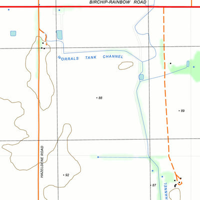 nswtopo 7326-3-S KENMARE SOUTH digital map