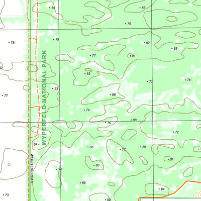 nswtopo 7326-4-S BRAMBRUK SOUTH digital map