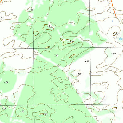 nswtopo 7327-2-S TEMPY SOUTH digital map