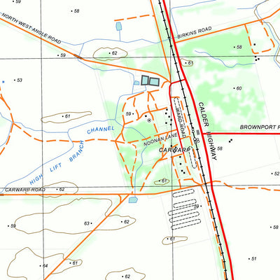 nswtopo 7329-3-S RED CLIFFS SOUTH digital map