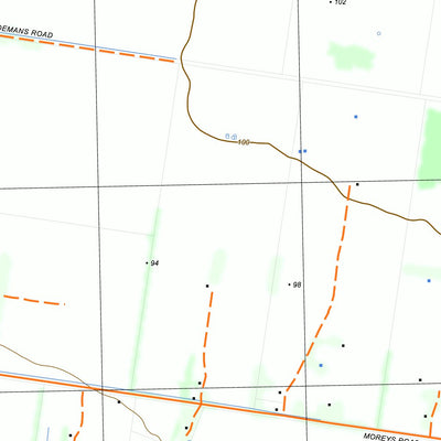 nswtopo 7421-2-S GARVOC SOUTH digital map