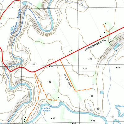 nswtopo 7421-3-N PANMURE NORTH digital map