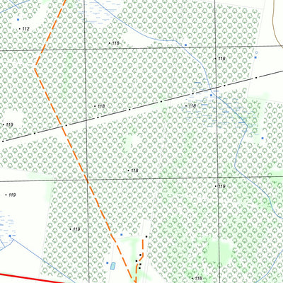 nswtopo 7421-4-N ELLERSLIE NORTH digital map