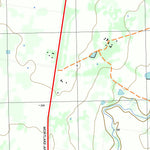 nswtopo 7422-2-N WOORNDOO NORTH digital map