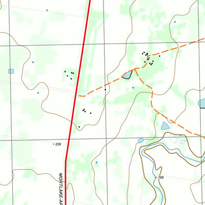 nswtopo 7422-2-N WOORNDOO NORTH digital map
