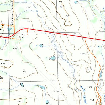 nswtopo 7422-3-N CHATSWORTH NORTH digital map