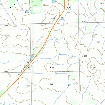 nswtopo 7423-1-N STAWELL NORTH digital map