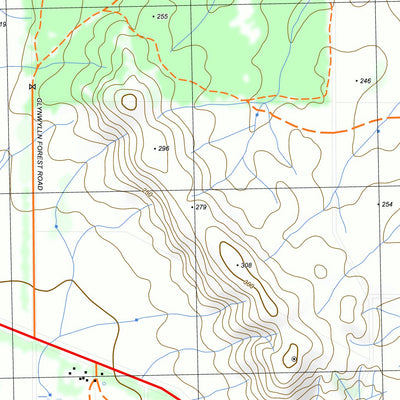 nswtopo 7424-2-S CALLAWADDA SOUTH digital map