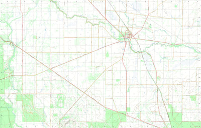 nswtopo 7424-3-S GLENORCHY SOUTH digital map