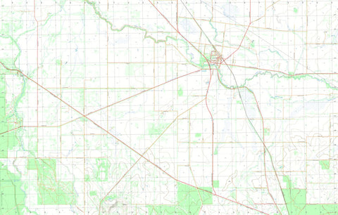 nswtopo 7424-3-S GLENORCHY SOUTH digital map