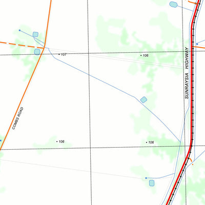nswtopo 7425-1-N WATCHEM NORTH digital map