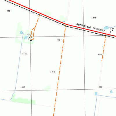 nswtopo 7425-2-N DONALD NORTH digital map