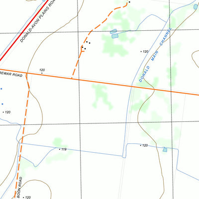 nswtopo 7425-2-S DONALD SOUTH digital map